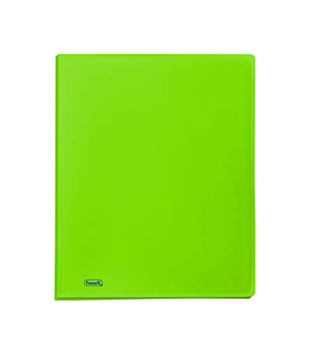 Favorit Neon Porte-vues, 40 vues lisses, 22 x 30 cm, vert... - Fournitures Bureau Amazon France à 5.61€
