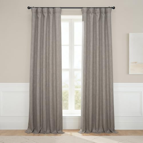 HPD Half Price Drapes BOCH-LN185-P Faux Linen Room... - Home & Kitchen Amazon UK à 7.21€