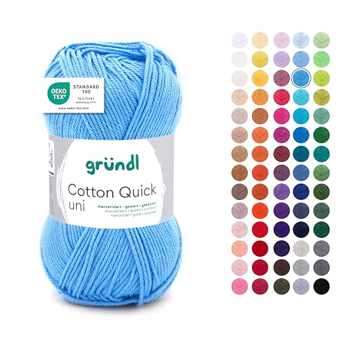Gründl Wolle Cotton Quick uni - dünne Wolle zum Häkeln... - Maison & Cuisine Amazon Allemagne à 2.69€