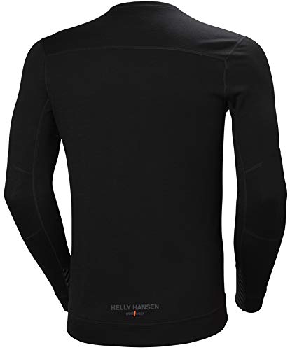 Helly Hansen HH LIFA Merino Crewneck Color: 990 Black... - Mode & Vêtements Amazon France à 20.83€