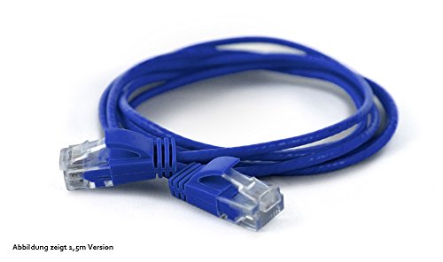wantecWire 7240 Ultra Slim Patch Cable Blue - High-Tech & Électronique Amazon Royaume-Uni à 5.25€