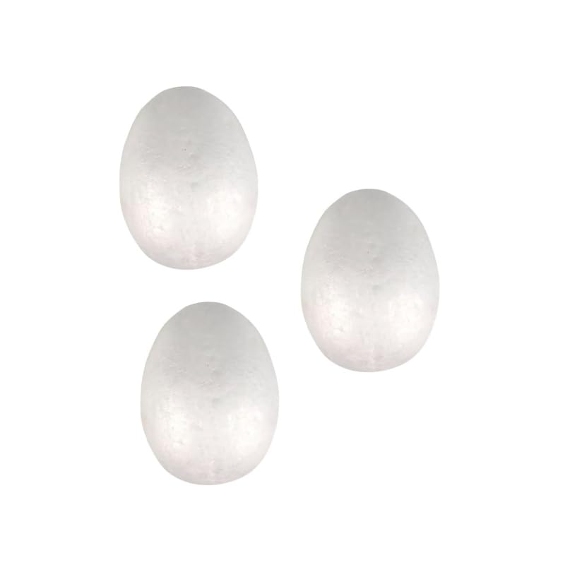 BI2L Styrofoam Eggs 3 6,5x8,5 cm - Loisirs Créatifs Amazon Royaume-Uni à 1.70€