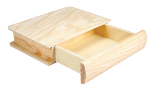 Boite bois forme livre 14,5 x 19 x 4 cm - Maison & Cuisine Amazon Italie à 5.04€