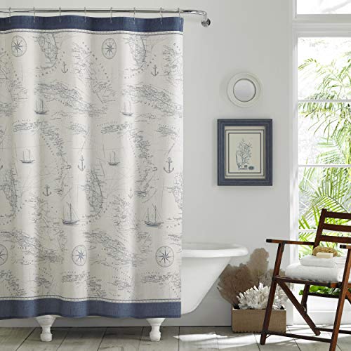 Tommy Bahama Caribbean Sea Shower Curtain, 72x72, Lt-Pastel... - Maison & Cuisine Amazon Royaume-Uni à 15.89€