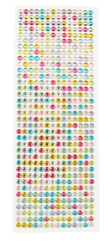 MegaCrea DIY adesivi strass rotonde 0,6 cm 504 pezzi - Bricolage & Outils Amazon Italie à 2.58€