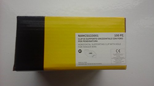 CLIP DI SUPPORTO ORIZZONTALE PER PENDINATURA (PZ.100) - Maison & Cuisine Amazon Italie à 8.38€