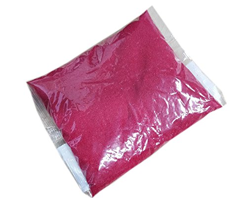 1 kg de sable décoratif fin 0,4 – 0,7 mm (rouge amour) - Jardin & Extérieur Amazon France à 3.48€