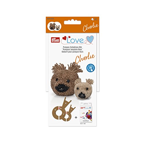 Prym Amour Pompon Modèle Ours Charlie, Blanc, 5 x 5 x 3 cm - Loisirs Créatifs Amazon France à 6.35€