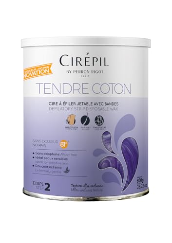 Wachs Haarentfernung cirépil Spannen Baumwolle 800 g... - Maison & Cuisine en promo à 12.95€