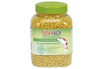 Nishikoi. Pond Sticks Floating Fish Food Healthy Goldfish... - Animalerie Amazon Royaume-Uni à 14.99€