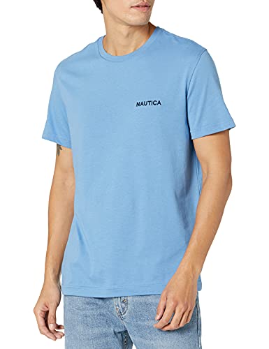 Nautica - Camiseta de Manga Corta con Cuello Redondo para... - Mode & Vêtements en promo à 15.72€