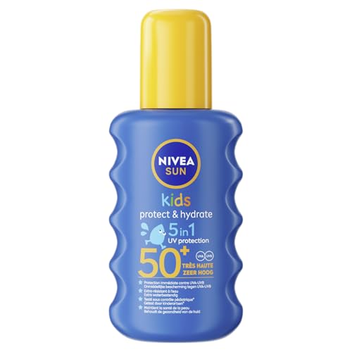NIVEA SUN Spray Solaire Protect & Hydrate Kids Coloré SPF... en promo à 6€ (-32%) sur Amazon FR