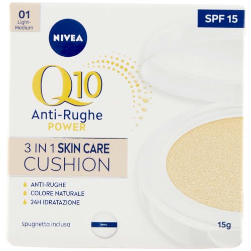 q10 plus anti age 3 in 1 skin care cushion 01 light medium - Beauté & Parfums Amazon France à 11.24€