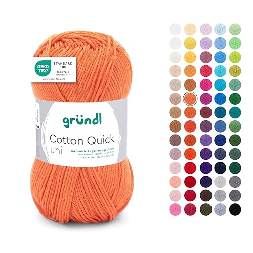 Gründl Wolle Cotton Quick Plain Yarn for Knitting and... - Sports & Fitness Amazon UK à 5.61€