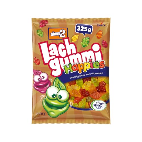nimm2 Lachgummi Happies – 1 x 325 g – Fruchtgummis mit... - Épicerie en promo à 1.29€