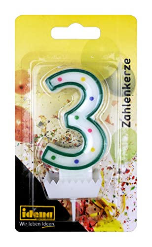 Idena 58363 - Zahlenkerze, Kuchenkerze, Tortenkerze... - Maison & Cuisine Amazon Allemagne à 2.99€