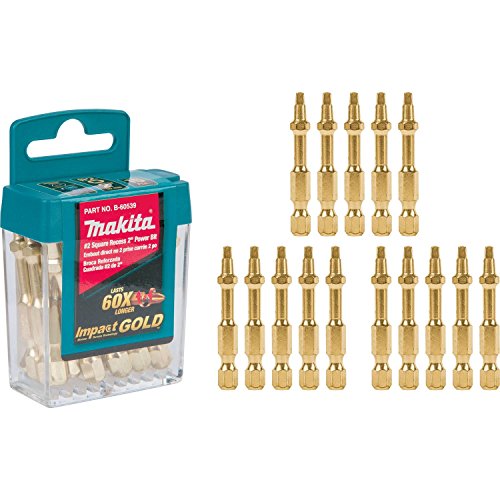 Makita B-60539 Impact Gold #2 Quadratische Aussparung, 5,1... - Bricolage & Outils en promo à 46.26€
