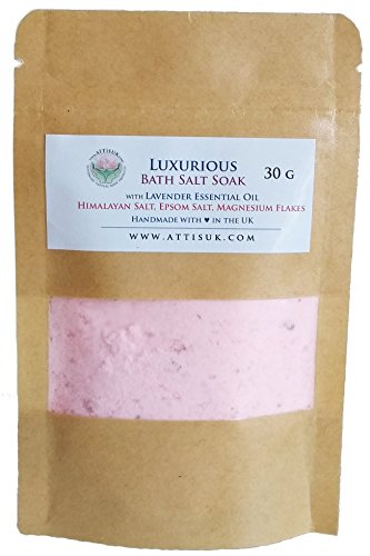 ATTIS Luxurious Bath Salt Soak with Lavender Essential Oil... - Sports & Fitness Amazon Royaume-Uni à 1.10€