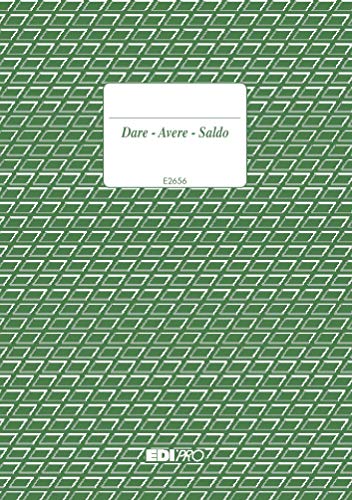 Edipro E2656 Register Dare/Avere/Saldo 96 Seiten F.To 24 x... - Amazon Allemagne à 8.10€