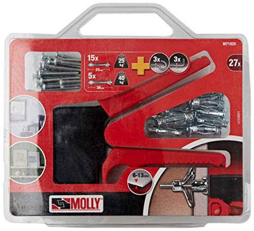 MOLLY 20er Set Befestigungsdübel - 10 Dübel 4 x 33 mm und... - DIY & Tools Amazon Germany à 13.75€
