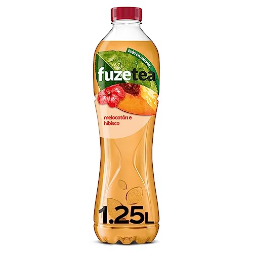 Fuze Tea Evasion Thé Noir Pêche Hibiscus 1,25L bouteille - Épicerie Amazon France à 2.59€
