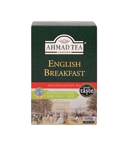 Ahmad Tea English Breakfast Loose Leaf Black Tea – 600g... - Amazon Royaume-Uni à 6.99€