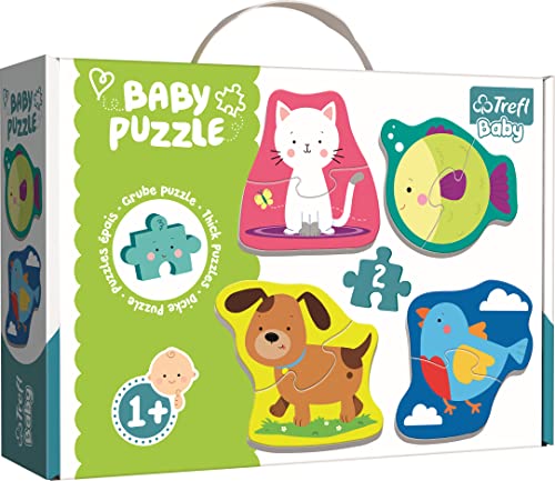 Trefl, Puzzle, Animaletti, 2 Elementi, 4 Set, Baby Classic... - Jouets & Jeux Amazon Italie à 10.90€