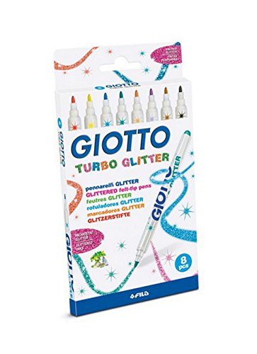 TURBO GIOTTO GLITTER 8 COLORI 4258 x10 - Maison & Cuisine Amazon France à 9.90€