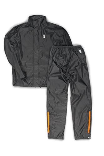 OJ Ensemble de Pluie System Set Nano Noir Taille M - Amazon France à 48.00€