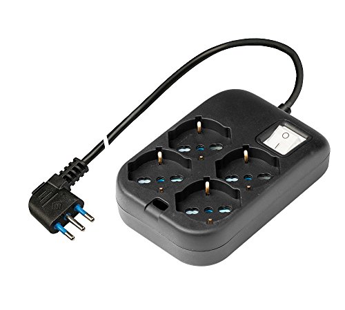 POLY POOL - PP2504.2XL Presa Multipla Quadrata con 4 Prese... - Sports & Fitness Amazon Italie à 9.94€