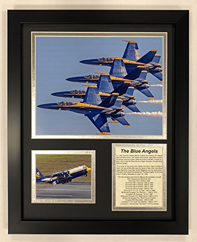 Legends Never Die US Navy Blue Angels Framed Double Matted... - High-Tech & Électronique en promo à 18.28€