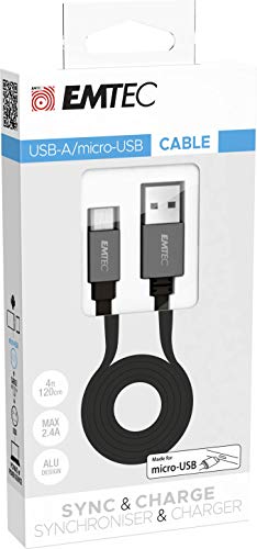 EMTEC, ECCHAT700MB, Câble USB-A vers Micro-USB, Lightning... en promo à 4,49€ (-52%) sur Amazon FR
