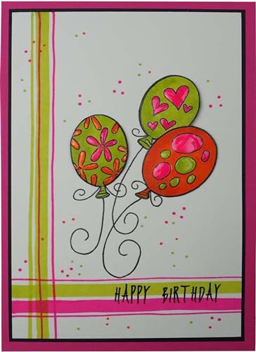 Woodware Craft Collection Birthday Balloons Clear Magic... - Loisirs Créatifs Amazon Italie à 8.58€