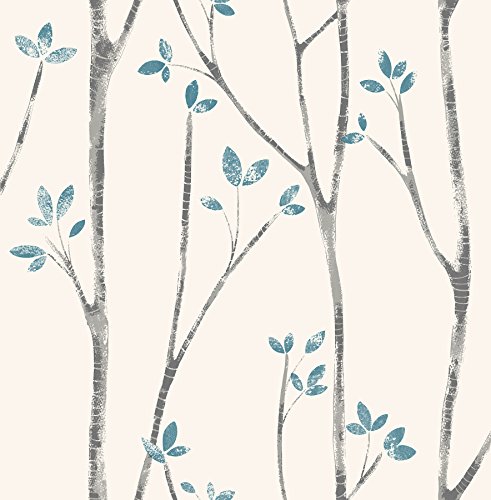 Fine Decor Urban Walls UW24777 Scandi Tree Sidewall, blu - Amazon Italie à 26.16€