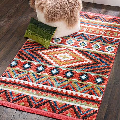 Rugs Direct Teppich, Polyester, Mehrfarbig, 160 x 229 cm - Maison & Cuisine Amazon Allemagne à 75.05€