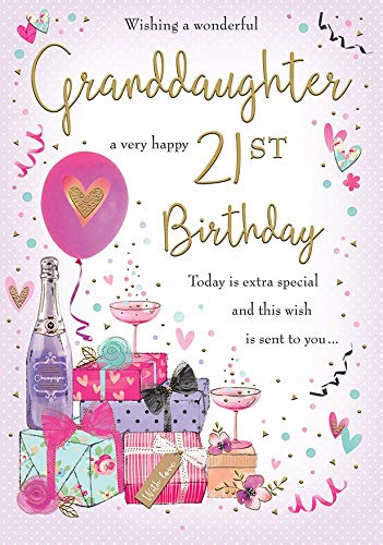 Piccadilly Greetings Geburtstagskarte zum 21. Geburtstag... - Fournitures Bureau Amazon Allemagne à 6.99€