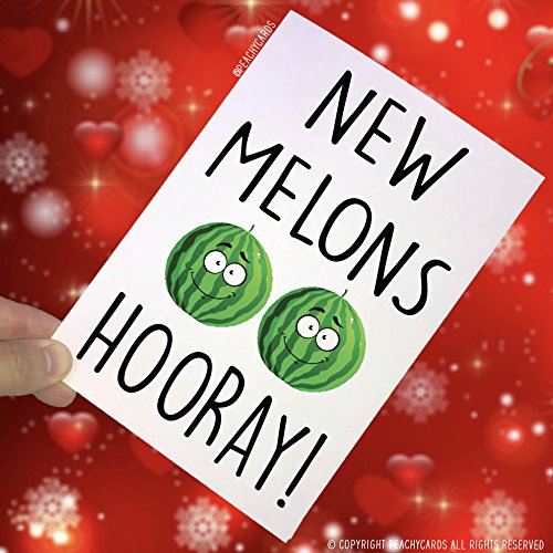 Boob Job Cards, New Melons Hooray Card, Best Friend Card... - High-Tech & Électronique Amazon Royaume-Uni à 1.94€