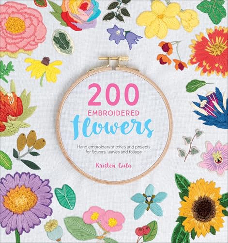200 Embroidered Flowers: Hand Embroidery Stitches and... - Amazon Royaume-Uni à 2.99€