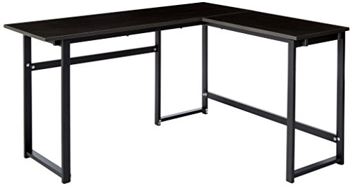 ZINUS Luke 135 cm Black Metal Corner Desk | L-Shaped... - Tech & Electronics Amazon UK à 46.31€