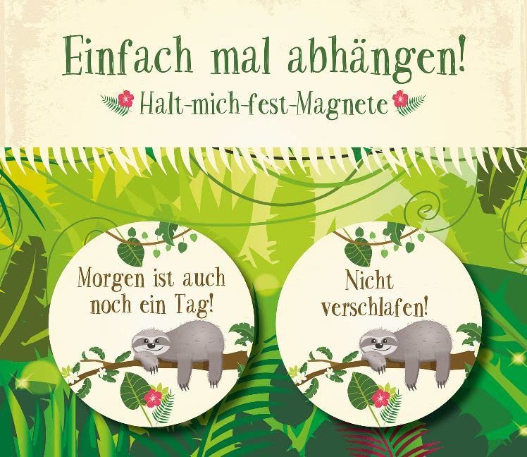 Einfach mal abhängen!: 2 Halt-mich-fest-Magnete - Sports & Fitness Amazon Allemagne à 2.50€
