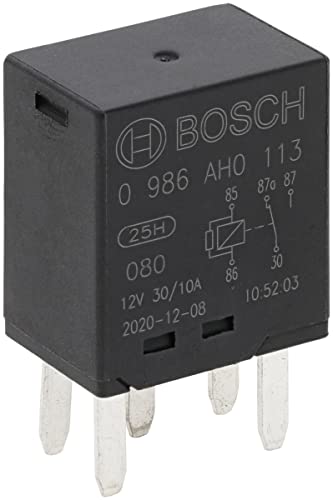 Bosch 0986AH0113 Mini-Relais 12V 30A, Betriebstemperatur... - Bricolage & Outils Amazon Allemagne à 4.05€