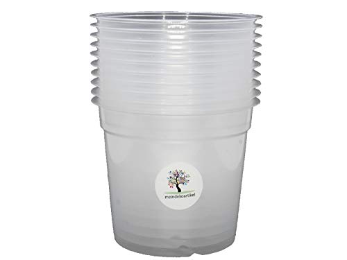 meindekoartikel 10 Orchideentöpfe Ø11,5cm aus Kunststoff... - Jardin & Extérieur Amazon Allemagne à 1.91€