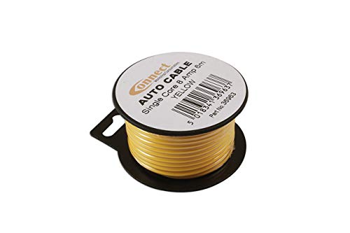 Connect 36963 Yellow Single Core Auto Cable 14/0.30 6m en promo à 9,02€ (-71%) sur Amazon FR