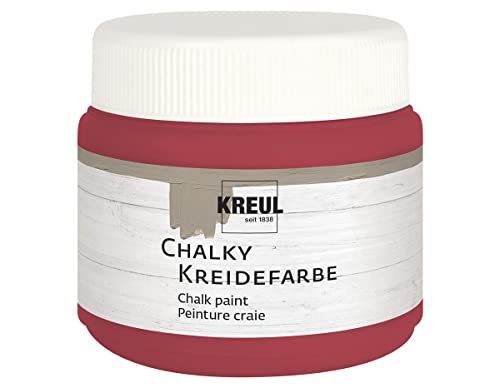 Kreul 75325 - Chalky Peinture à la Craie, Cozy Red en Pot... en promo à 6,49€ (-50%) sur Amazon FR