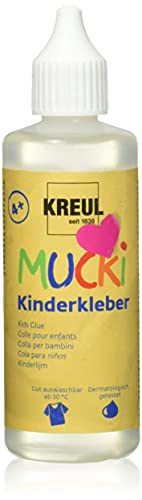 KREUL 24382 - Colle pour Enfants Mucki, Flacon de 80 ML... - Loisirs Créatifs Amazon France à 3.69€