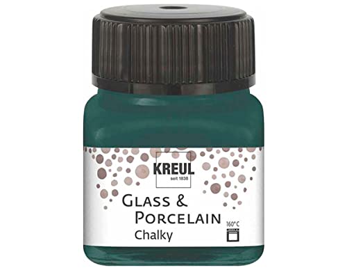 Kreul 16639 - Glass & Porcelain Chalky Cottage Green, 20 ml... - Loisirs Créatifs Amazon France à 3.59€