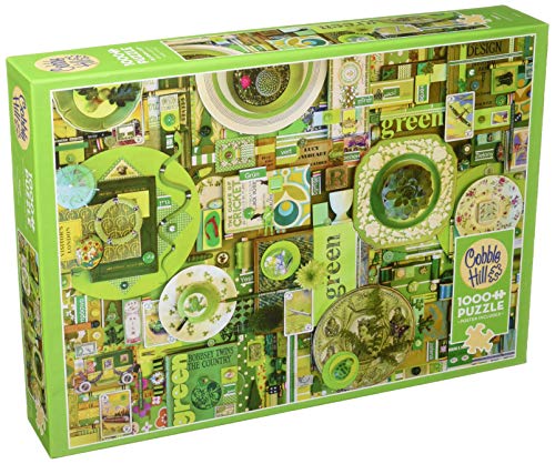 Cobble Hill-1000 pc Green Puzzle 1000 Pezzi, Colore... - High-Tech & Électronique Amazon Italie à 16.72€