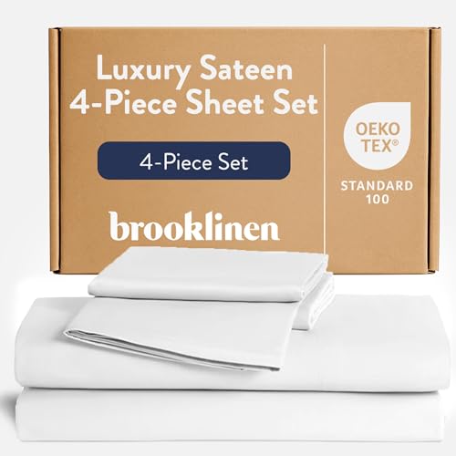 Brooklinen Parure de lit 4 pièces en Satin de Luxe –... - Maison & Cuisine Amazon France à 118.05€