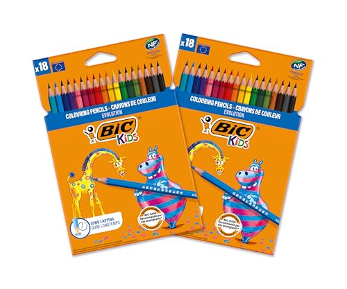 BIC Kids Matite Colorate, Evolution Ecolutions, Ottime Per... - Jouets & Jeux Amazon Italie à 12.71€