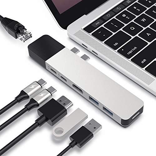 HYPER Drive Hub USB C, Adaptador del Cubo Doble Tipo C para... en promo sur Amazon